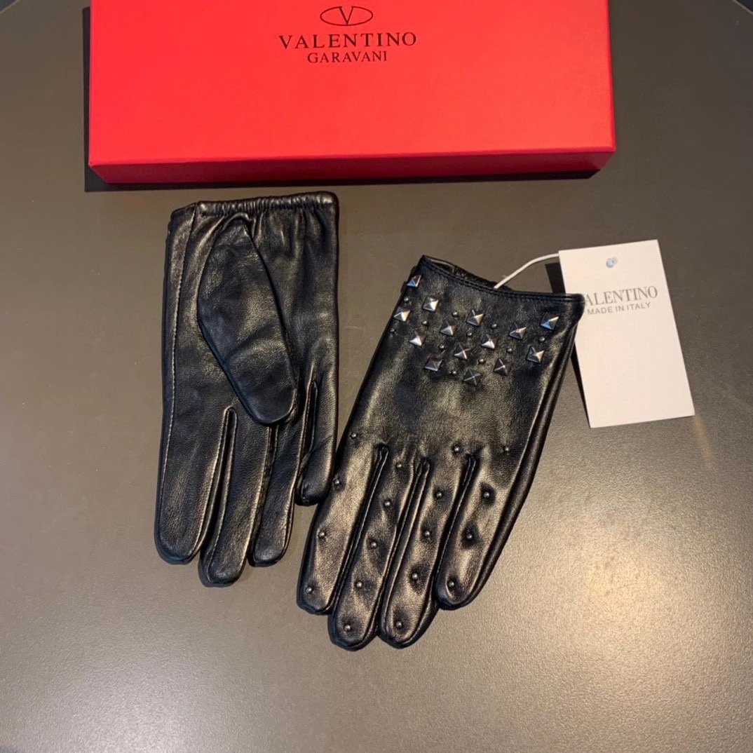 Valentino Lambskin Cashmere Gloves Ver.F — Photo 6