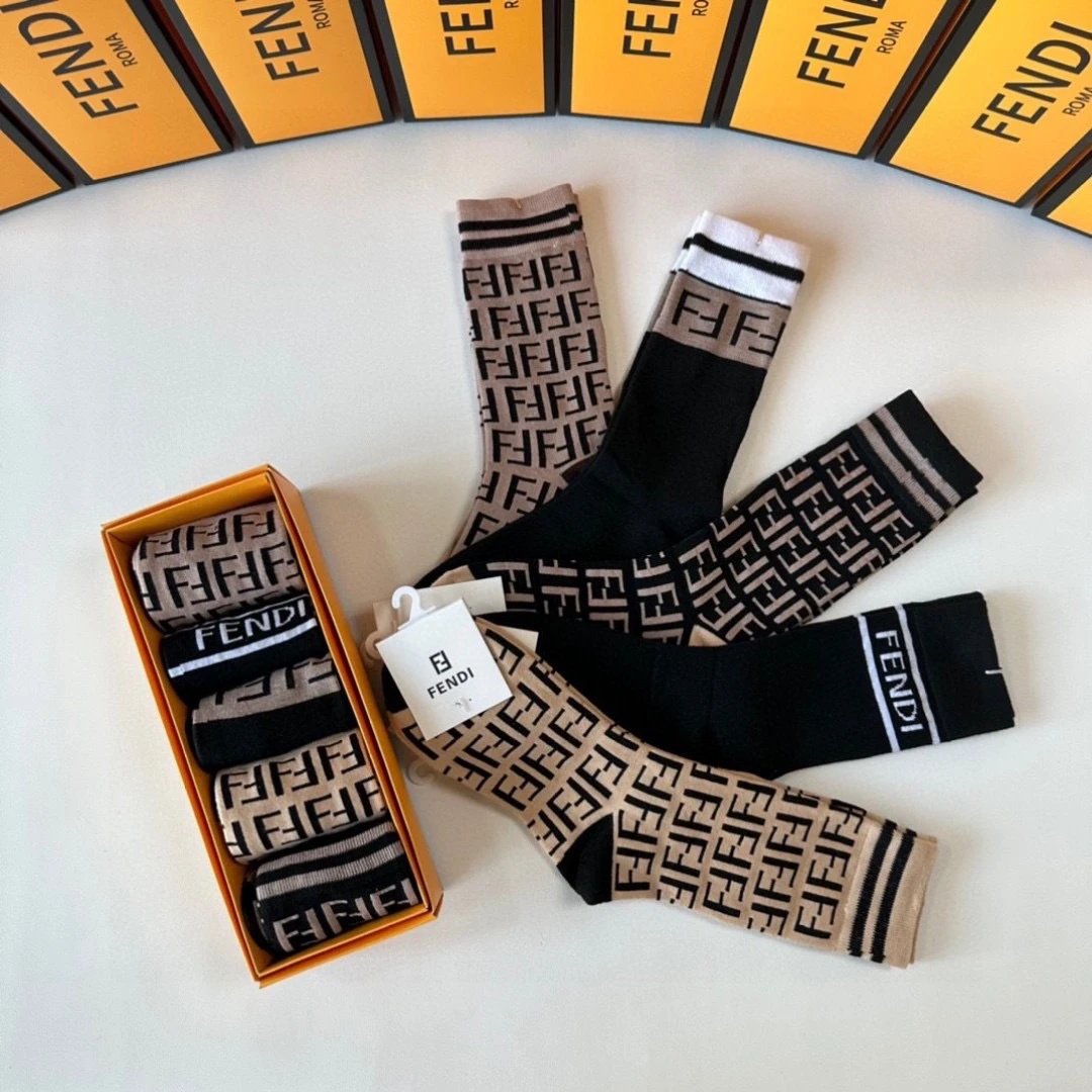 Fendi Crew Socks — Photo 9