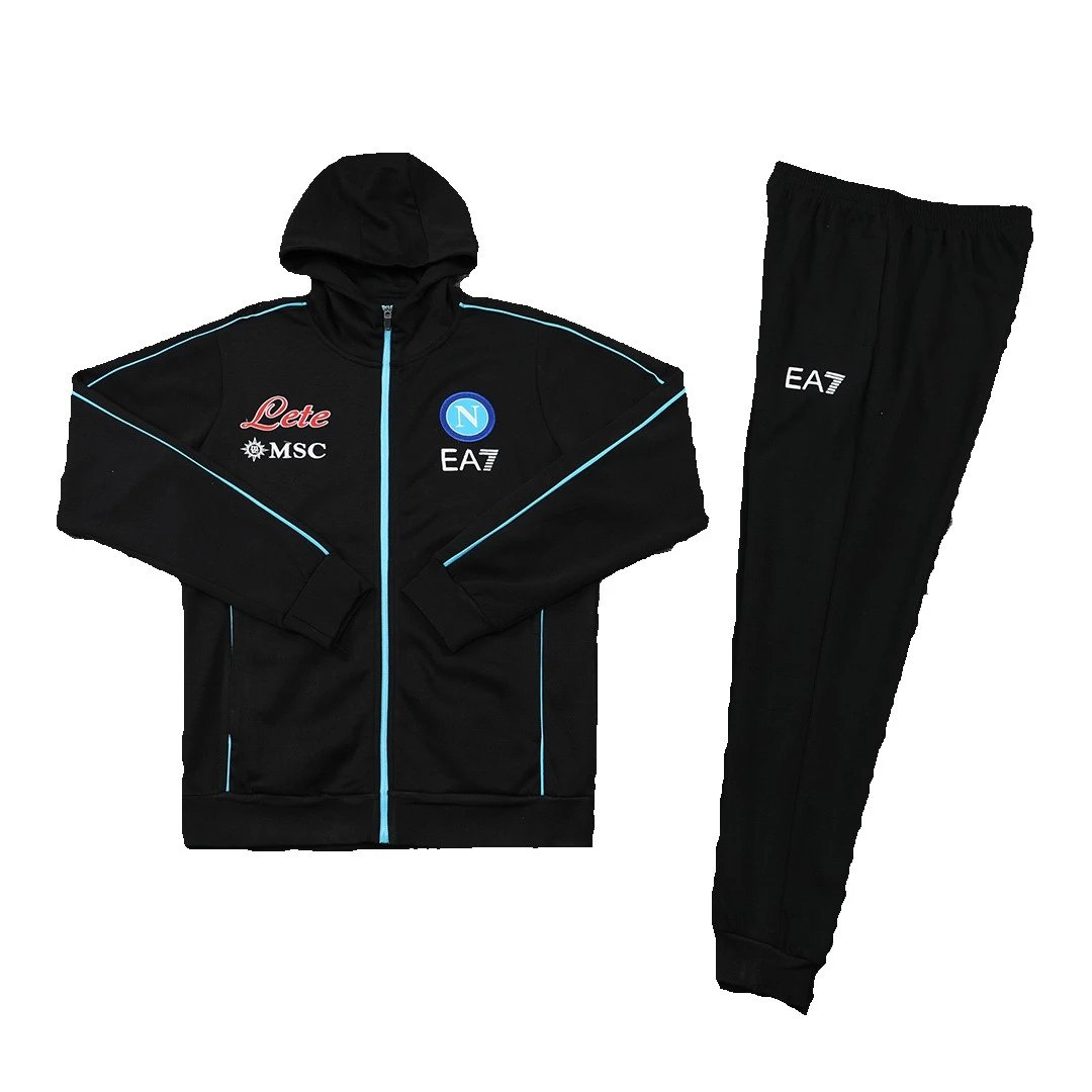 Napoli 2022 Hoodie Tracksuit 23 Black — QC
