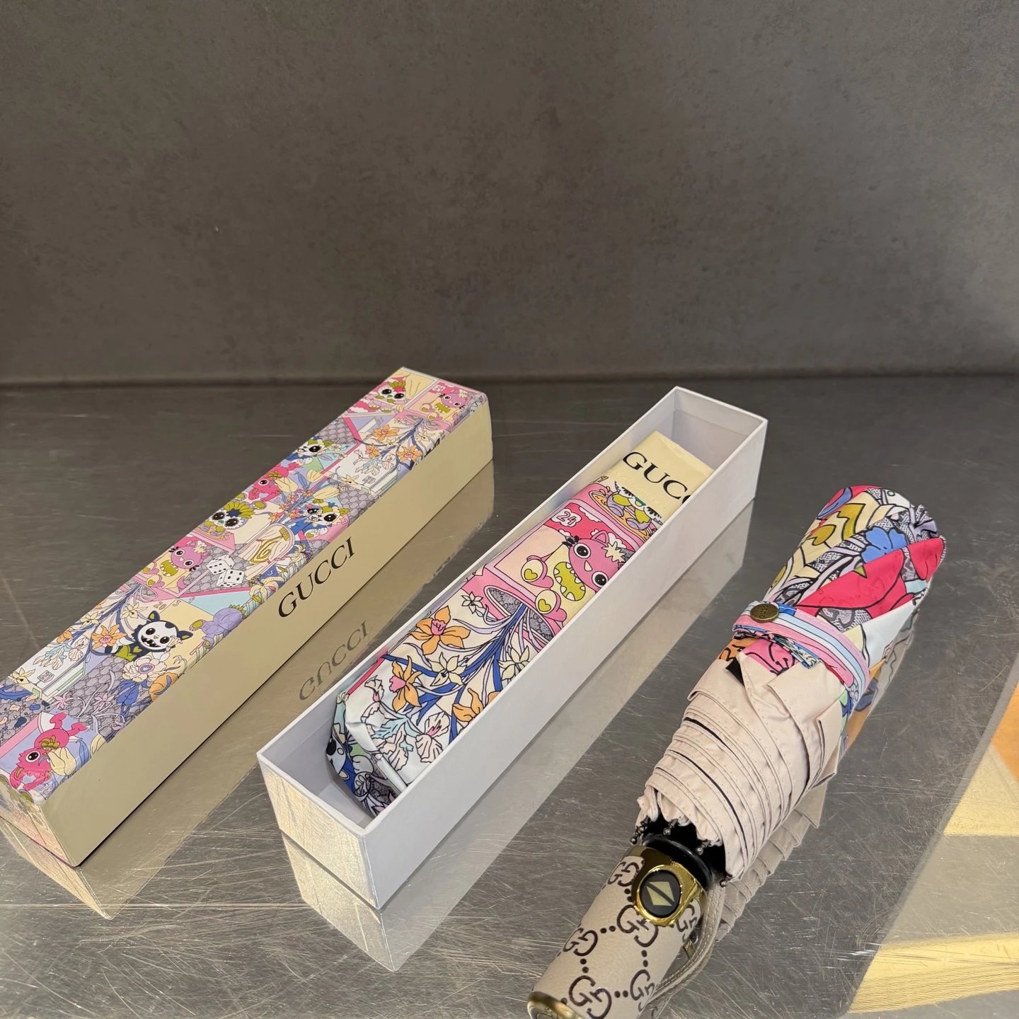 Gucci UV Protection Folding Umbrella Ver.B — Photo 4