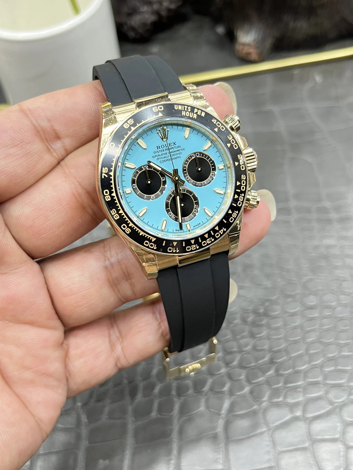 Rolex Daytona Tiffany Blue Automatic Watch 40mm — photo 4