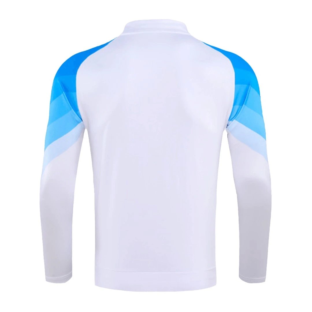 Napoli 2023 1 4 Zip Tracksuit 24 Kids White — Photo 4