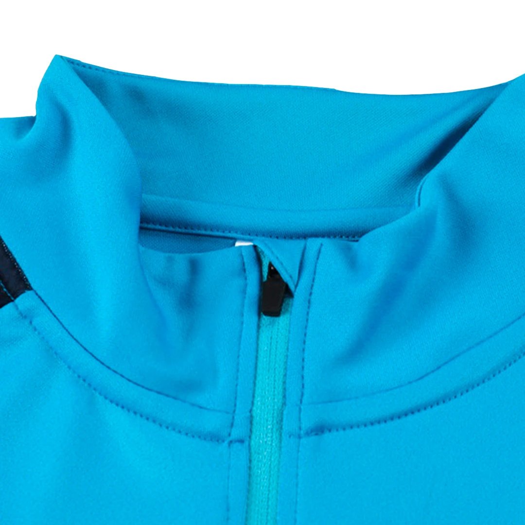 Napoli 2023 1 4 Zip Tracksuit 24 Kids Blue — Photo 5
