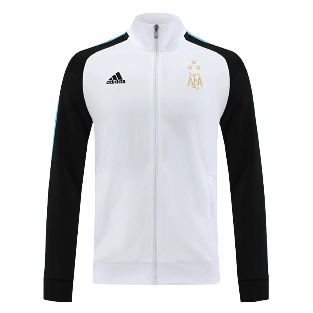 Argentina Jacket Tracksuit 2022 White Black Three Stars — photo 4
