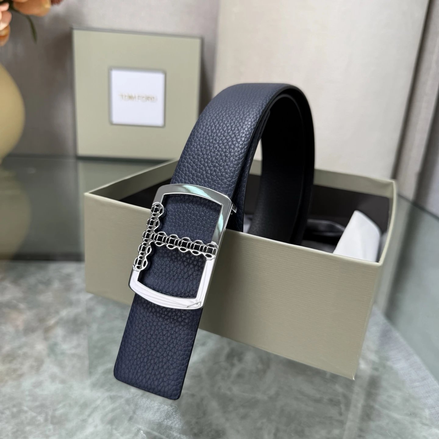 Tom Ford Leather Reversible Belt Ver.G — photo 8