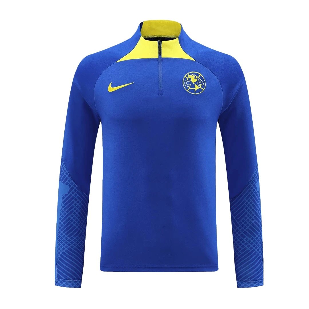 2023 Club America 1 4 Zip Tracksuit Blue — Photo 4