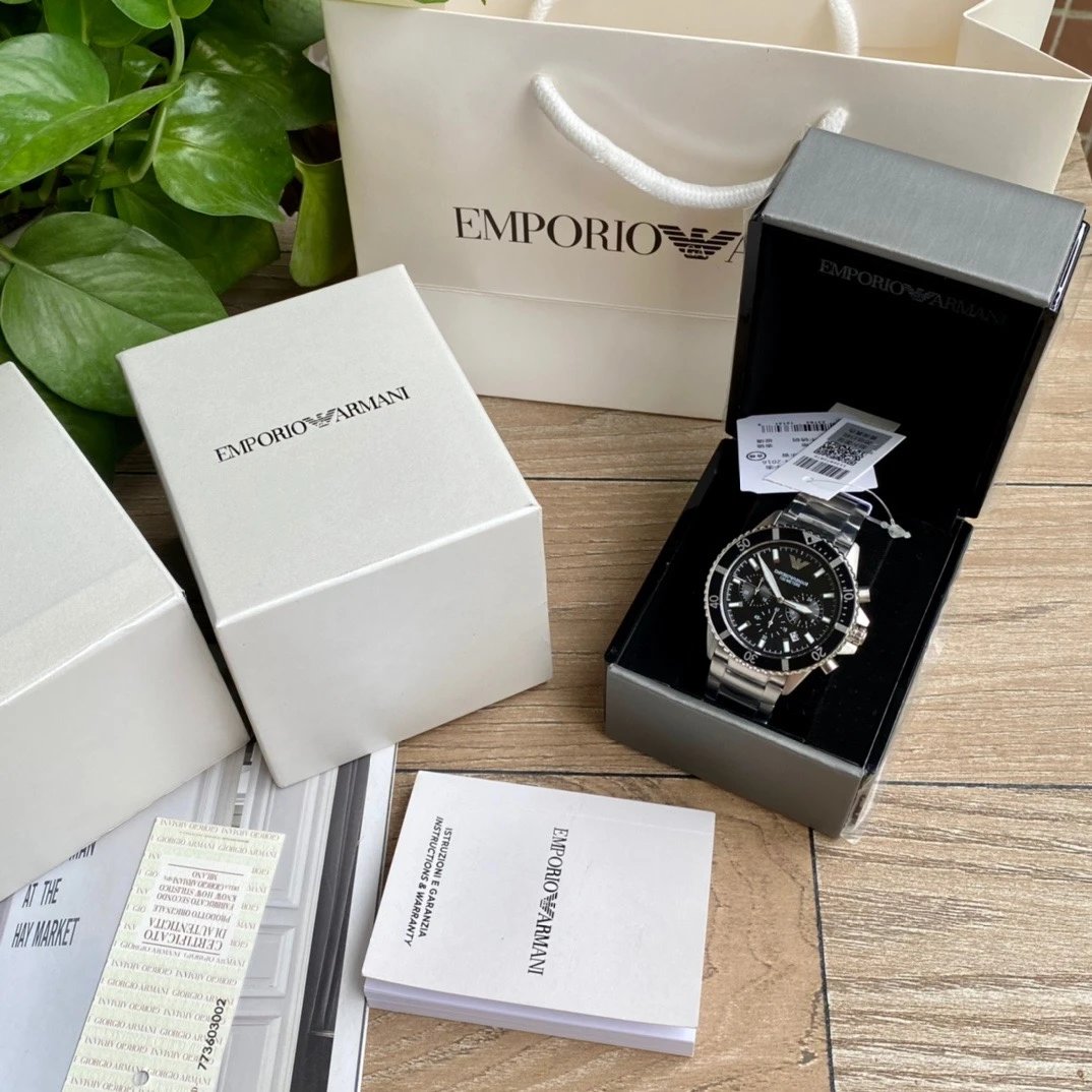 Armani Diver Chronograph Quartz Watch — photo 6