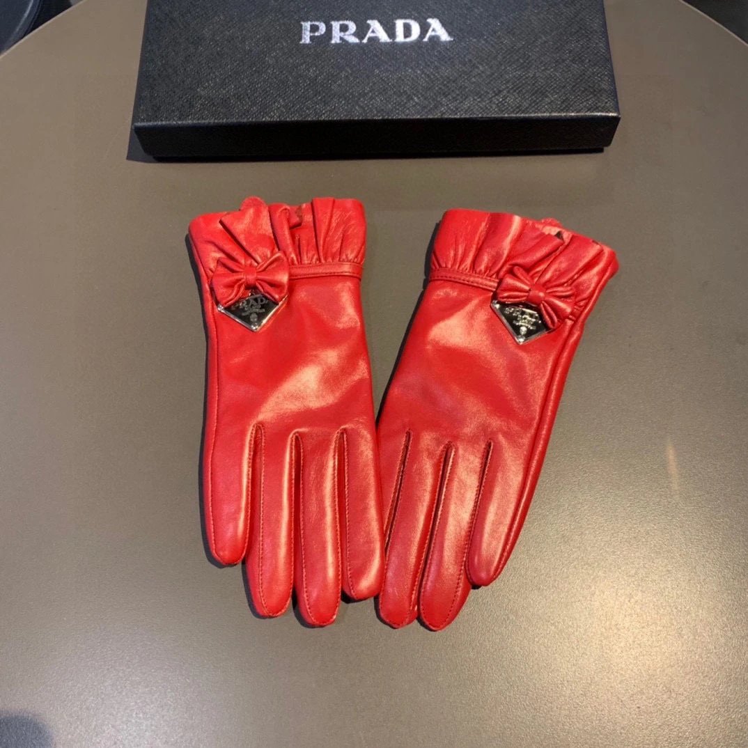 Prada Lambskin Cashmere Gloves Ver.C — QC