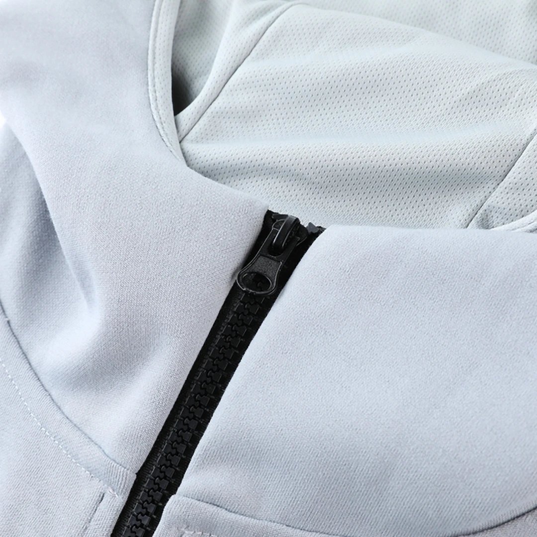 2022 Hoodie Customize Tracksuit Gray — QC