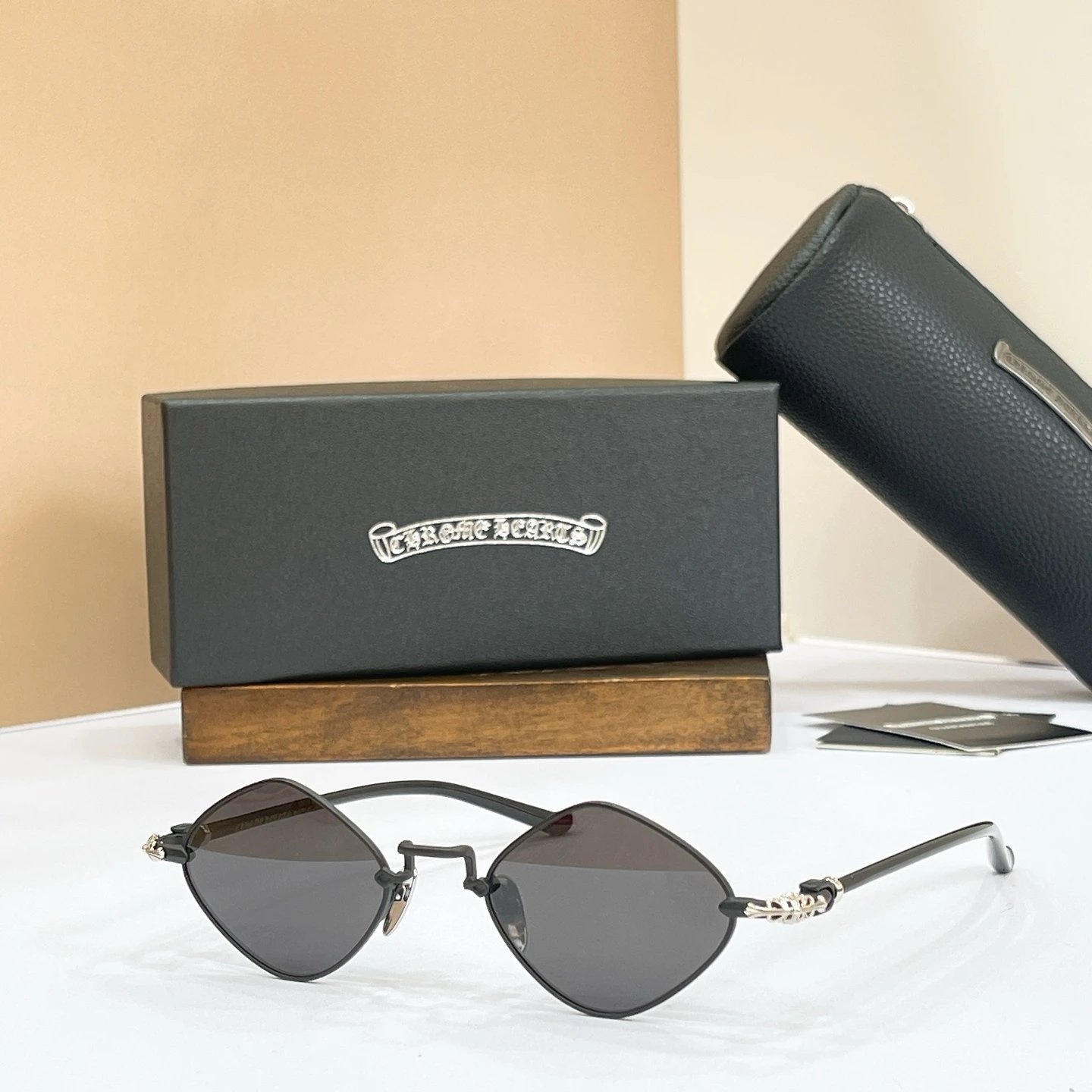 Chrome Hearts DIAMOND DOG Sunglasses 50-22-145 Ver.B — Zdjęcie 7