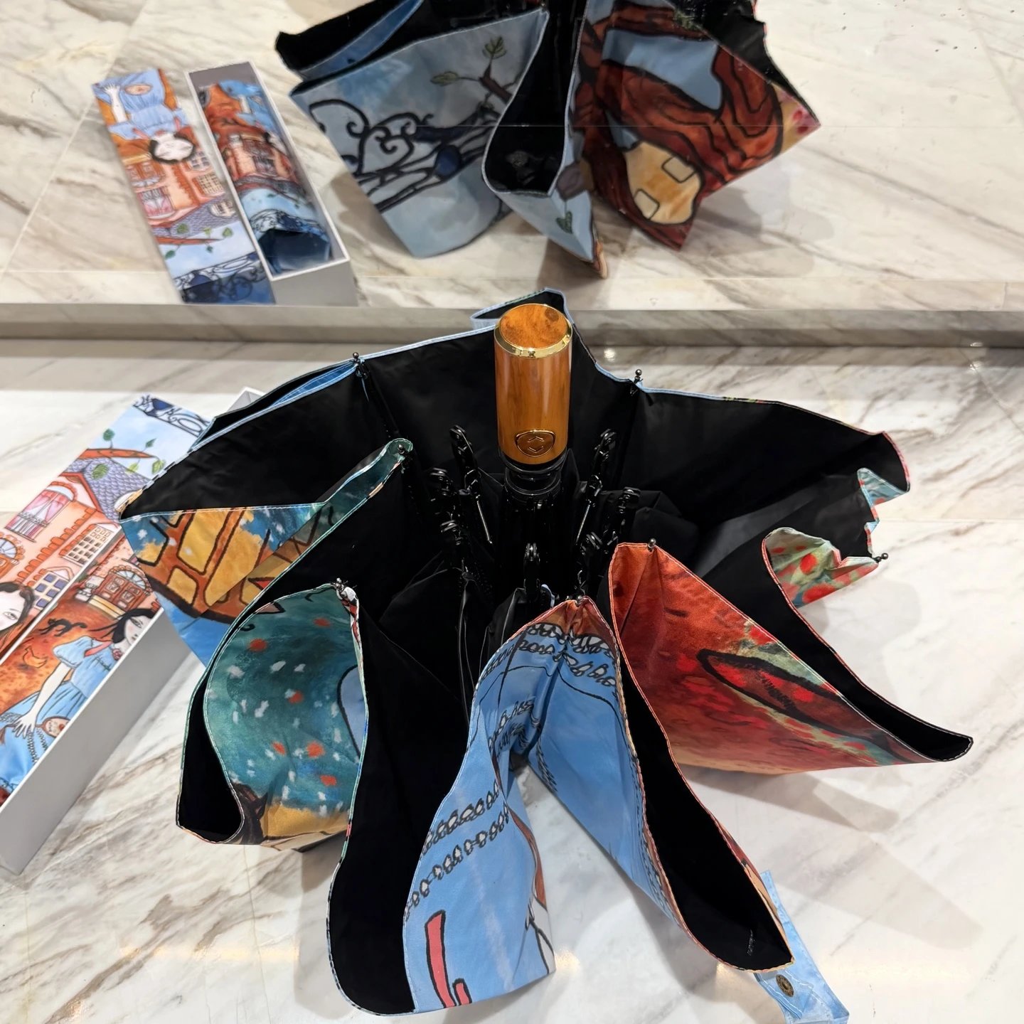 Gucci UV Protection Folding Umbrella Ver.A — Photo 5
