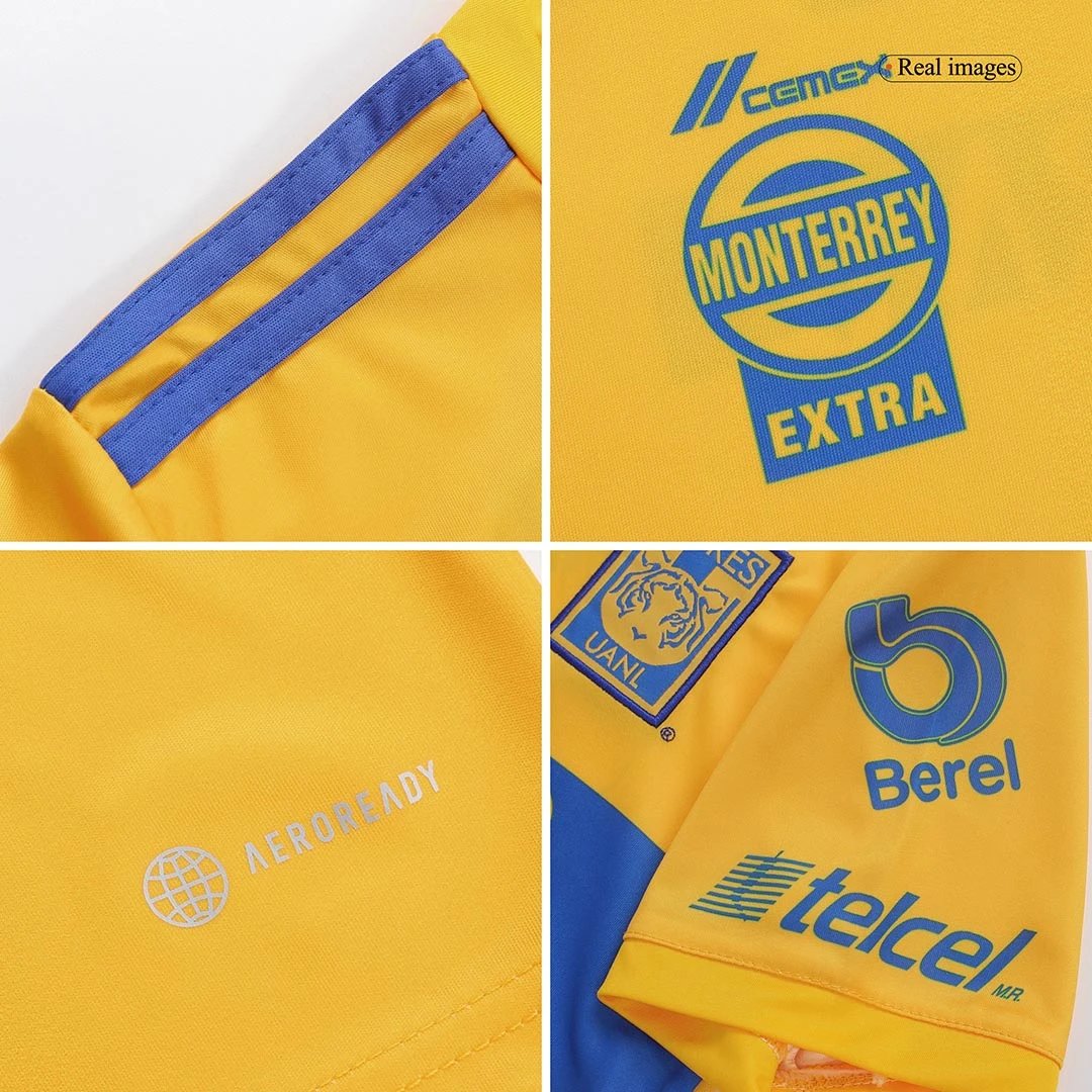 Tigres UANL 22/23 Home Jersey - Kids — QC