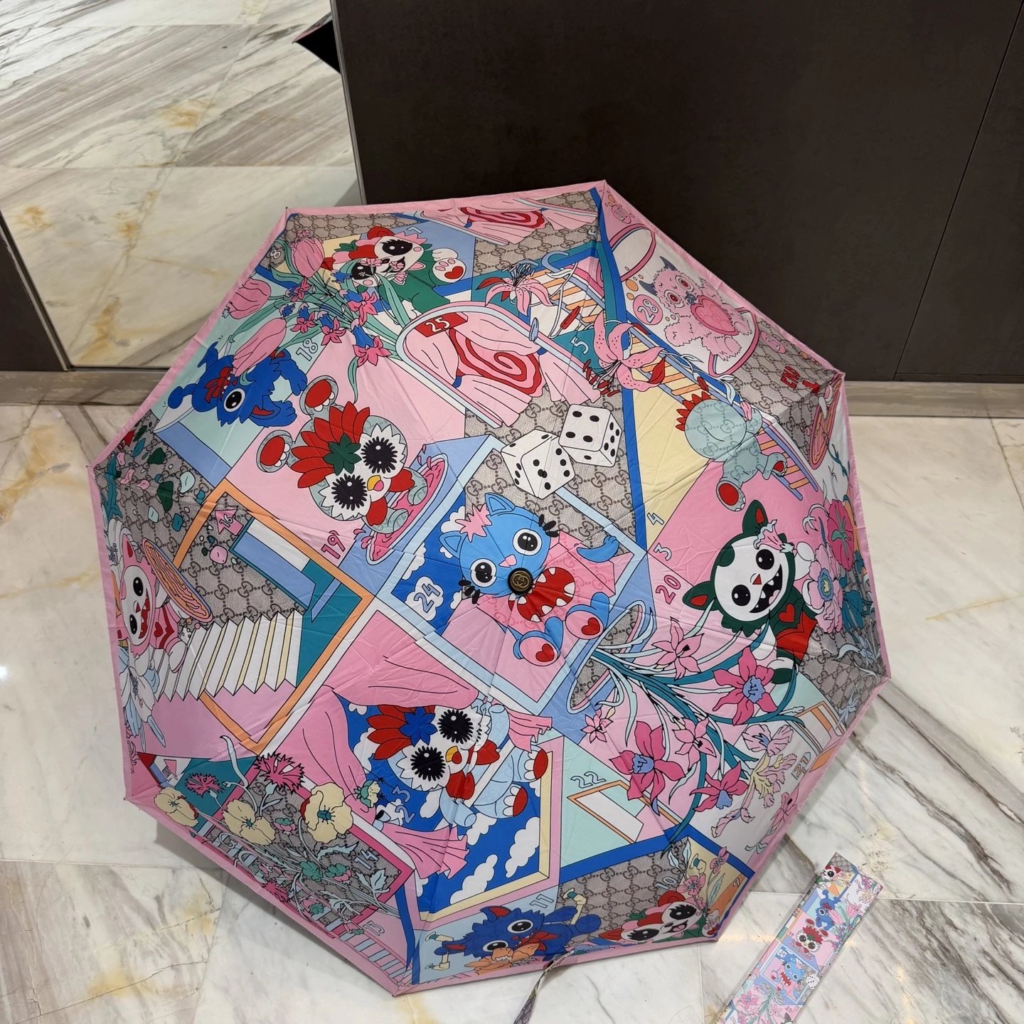 Gucci UV Protection Folding Umbrella Ver.C — Photo 9