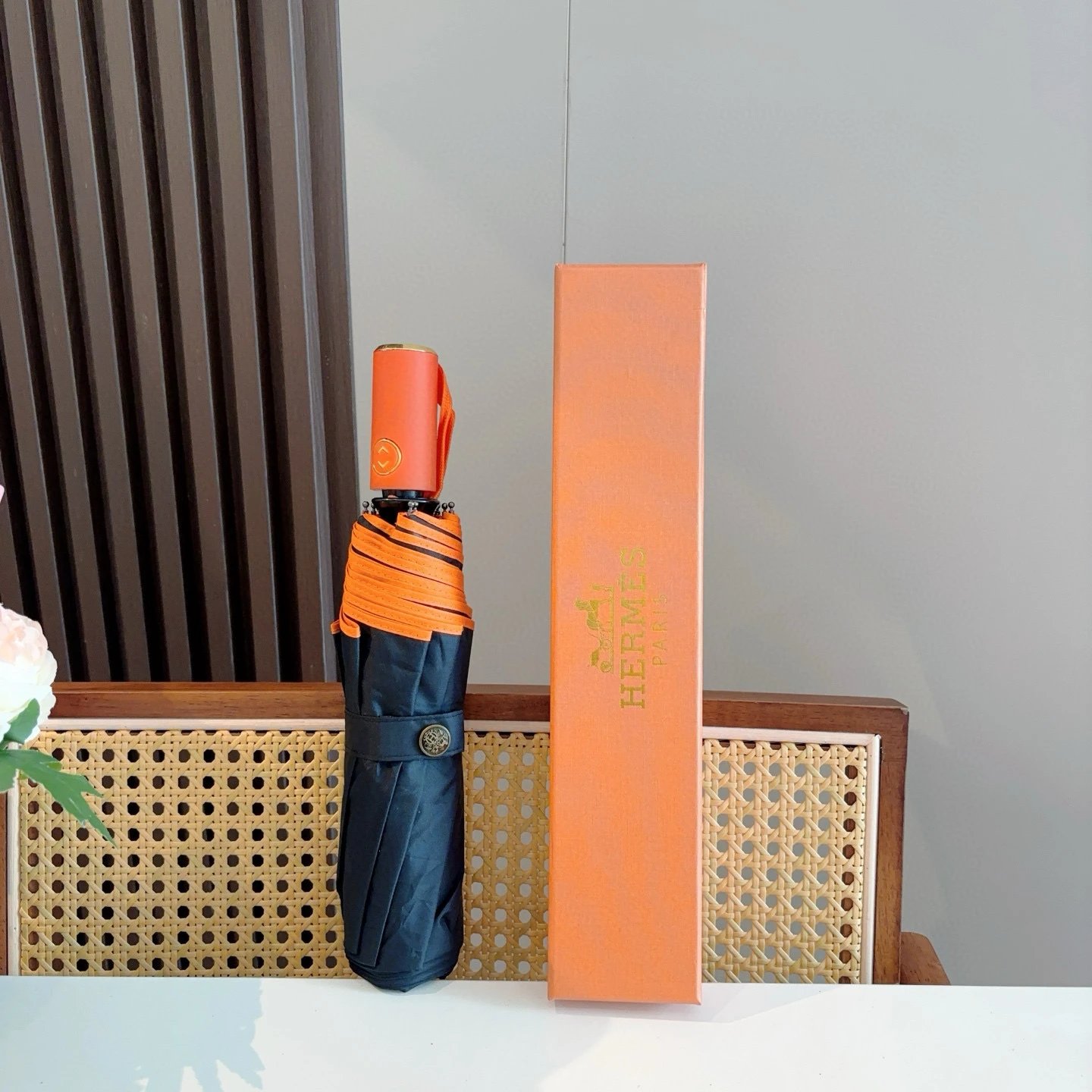 Hermes UV Protection Folding Umbrella Ver.D — Photo 2