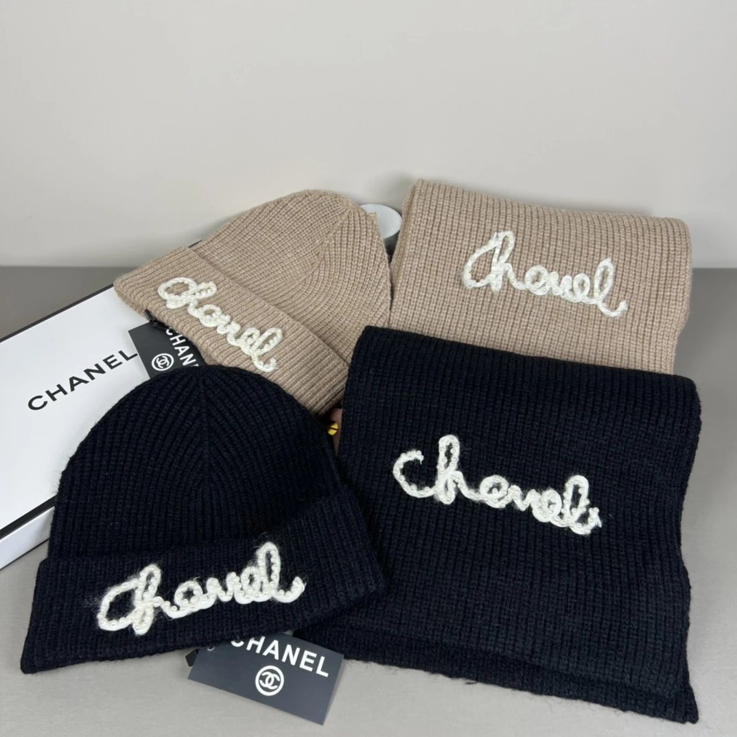 Chanel Scarf & Hat Set Ver.A — Zdjęcie 6