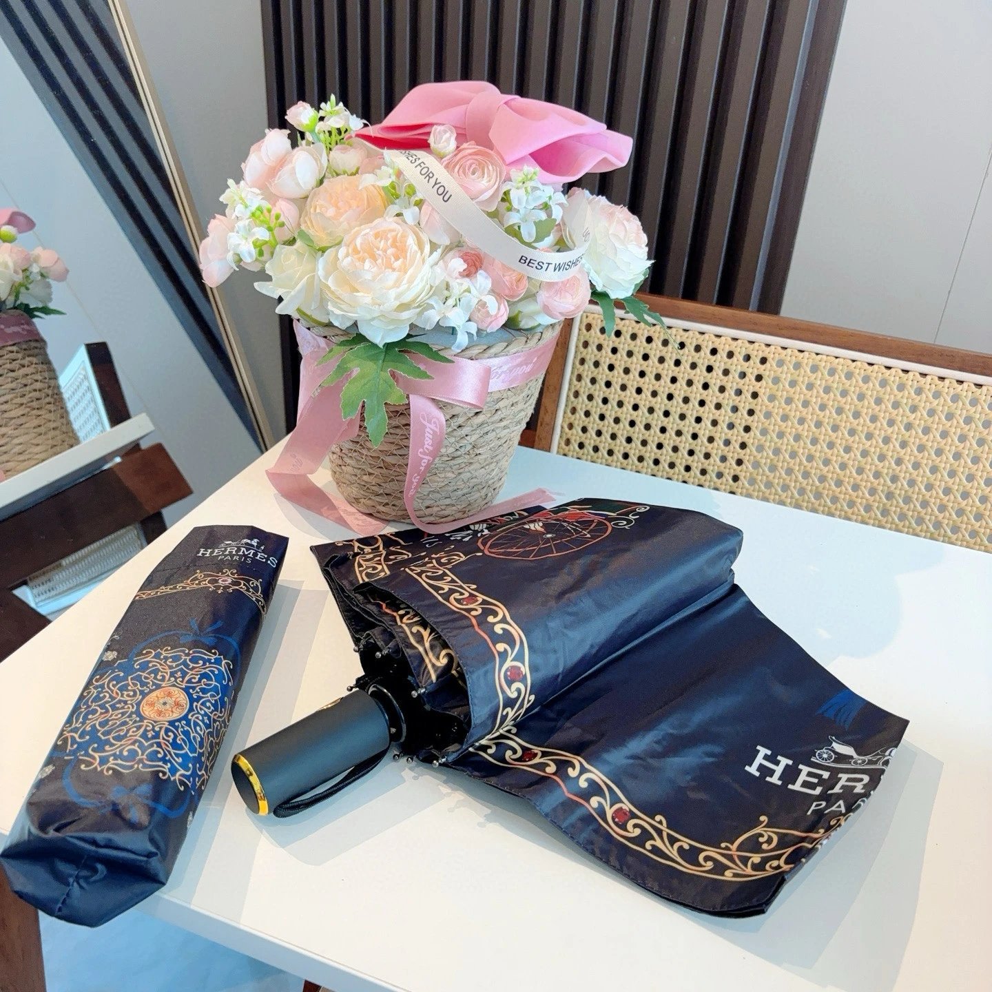 Hermes UV Protection Folding Umbrella Ver.K — Photo 6