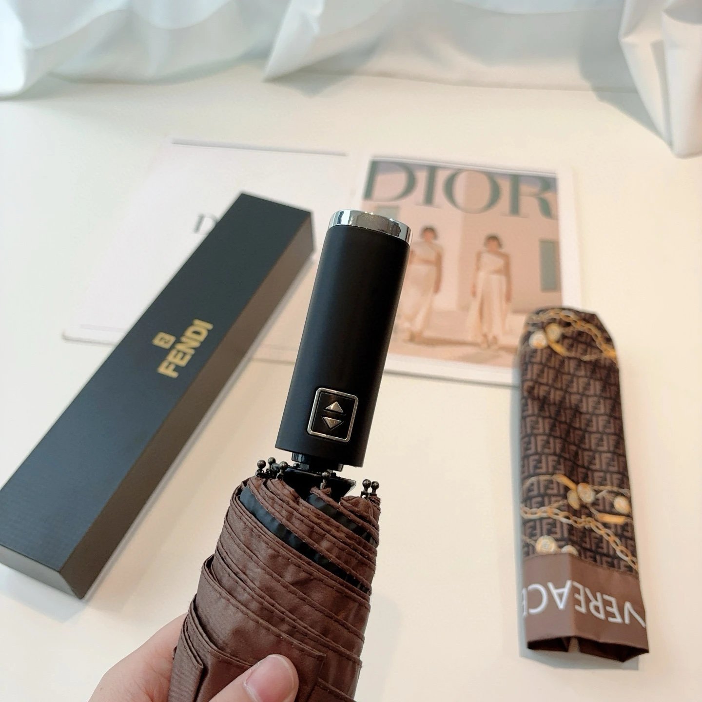 Fendi UV Protection Folding Umbrella Ver.E — Photo 5