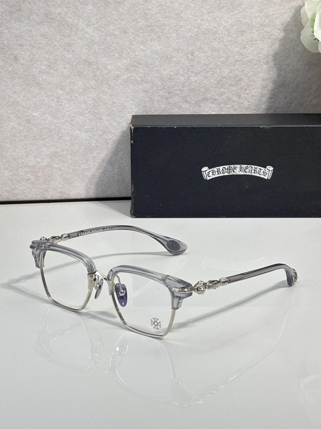 Chrome Hearts NIPPLOPOLIS Sunglasses 53-19-148 — QC