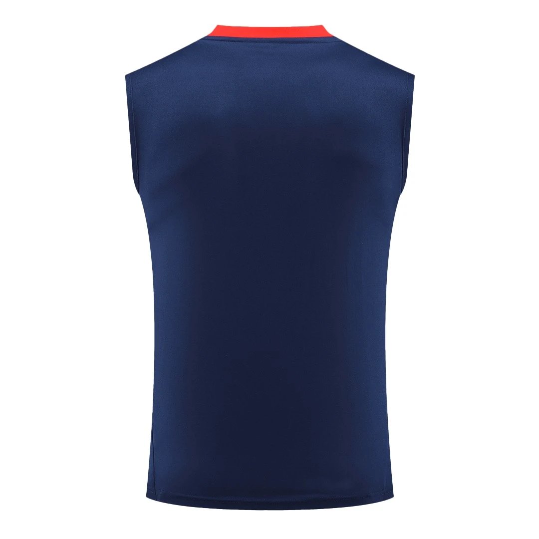 Manchester United 2024 Pre Match Sleeveless Top 25 Navy Jersey — Photo 3