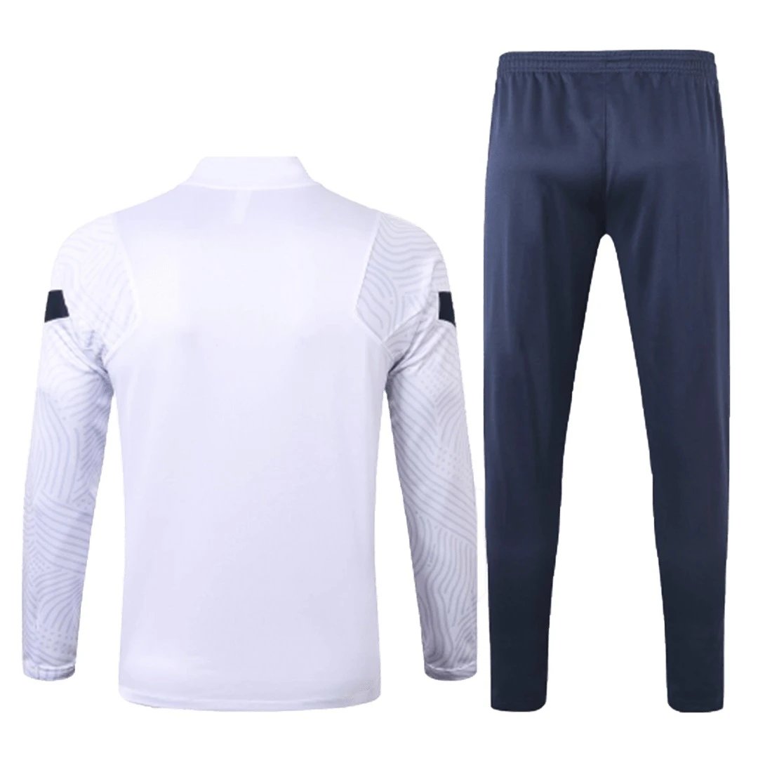 France 2020 1 4 Zip Tracksuit White — QC