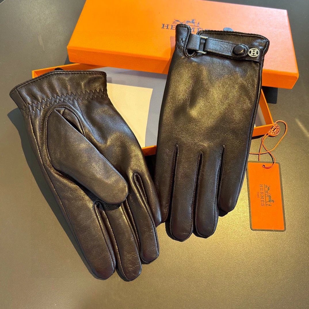 Hermes Lambskin Gloves Ver.A — Photo 9