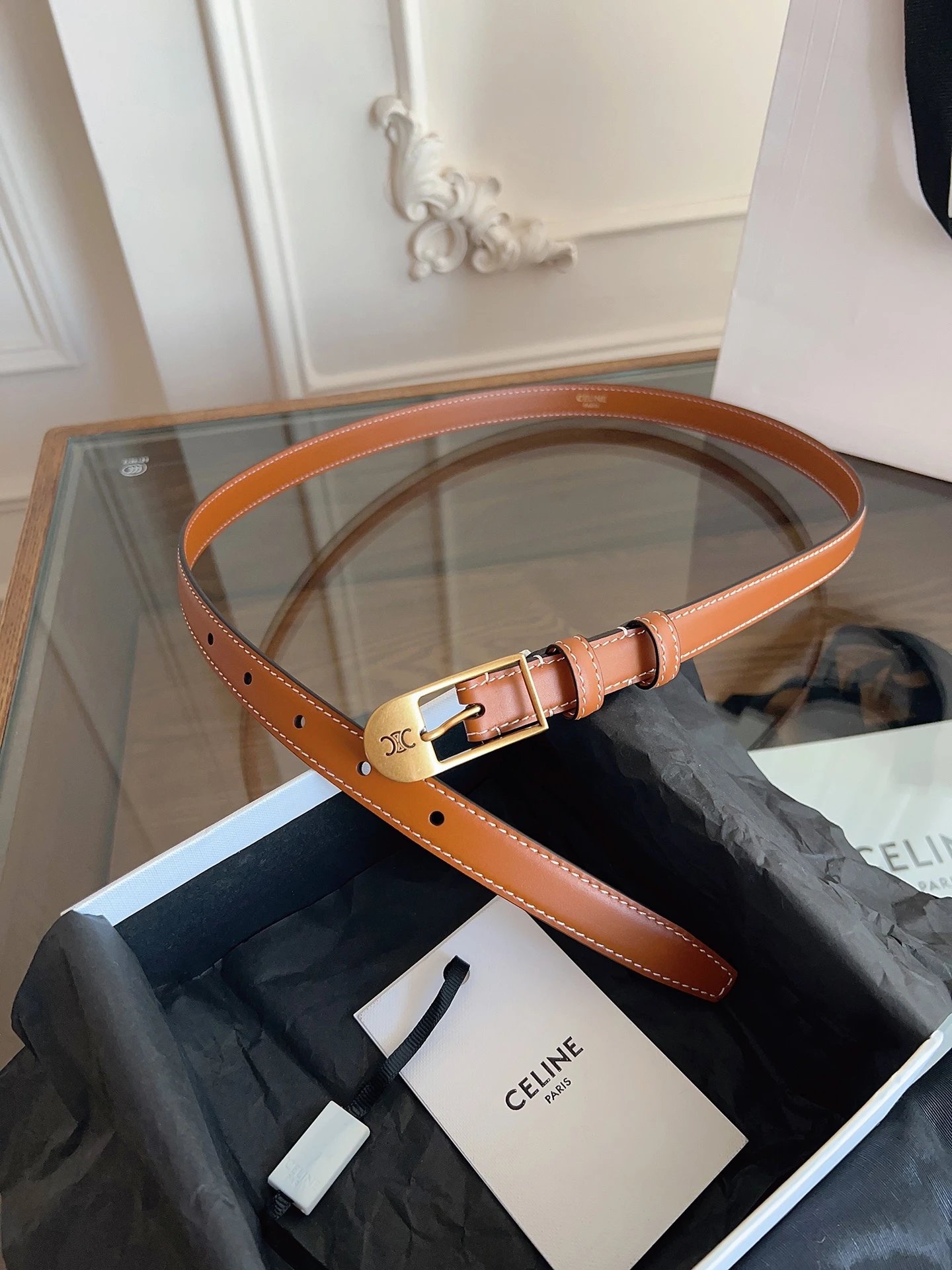 Celine Leather Belt Ver.D — photo 3