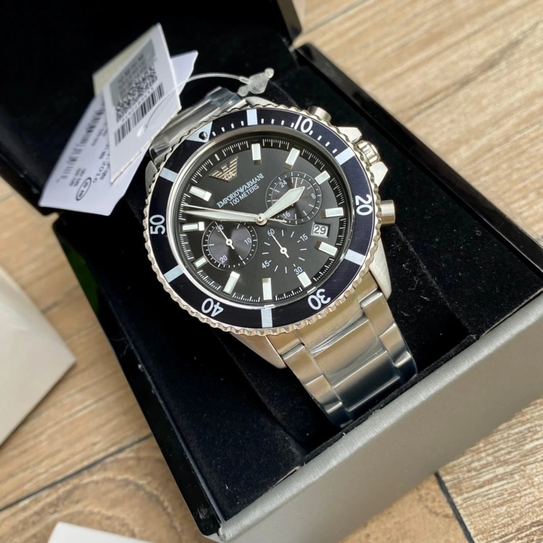 Armani Diver Chronograph Quartz Watch — photo 2