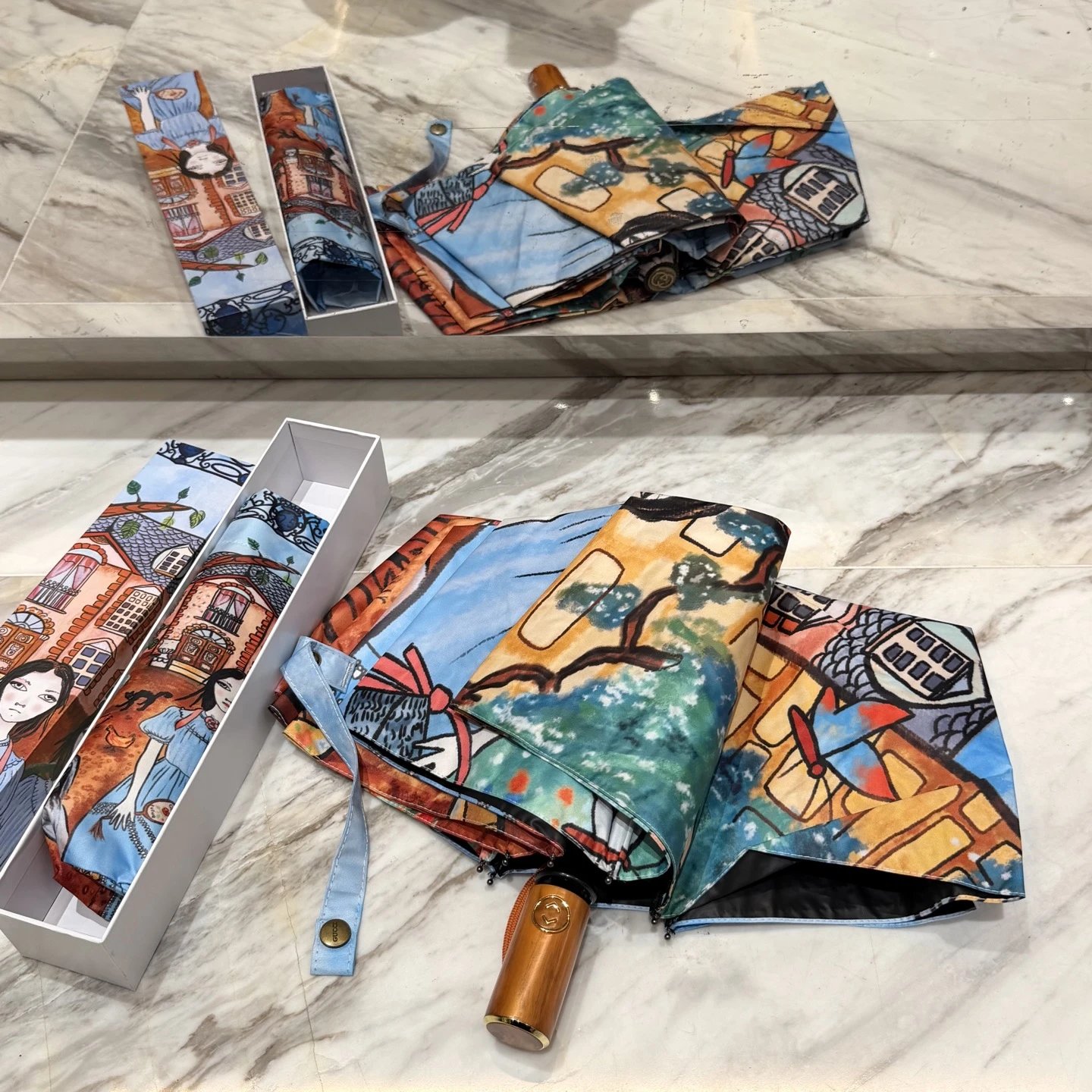 Gucci UV Protection Folding Umbrella Ver.A — Photo 3
