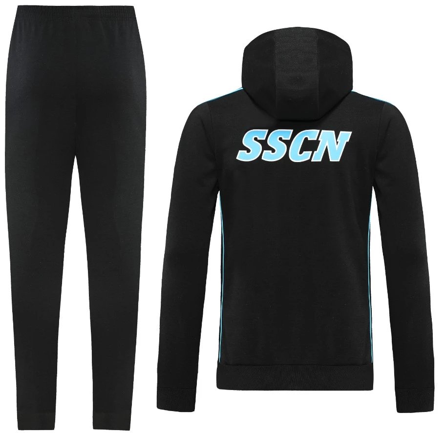 Napoli Hoodie Tracksuit 2021 22 Black — photo 2