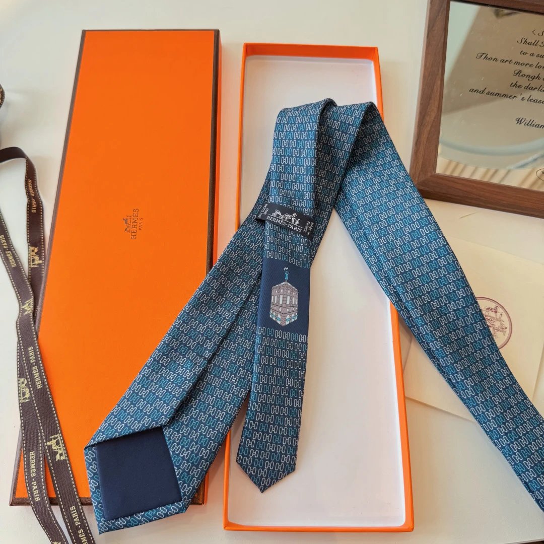 Hermes Silk Tie Ver.B — Photo 3