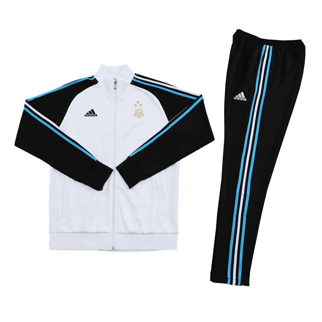 Argentina 2022 Jacket Tracksuit White Black Three Stars — Photo 17