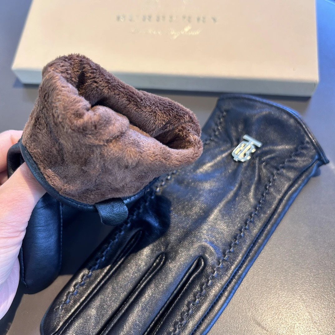 Burberry Lambskin Thermal Gloves Ver.C — QC