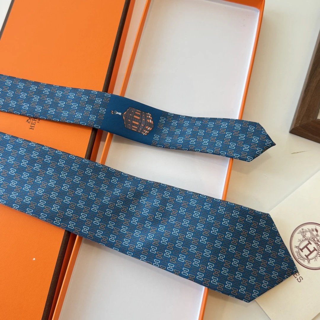 Hermes Silk Tie Ver.D — Photo 6