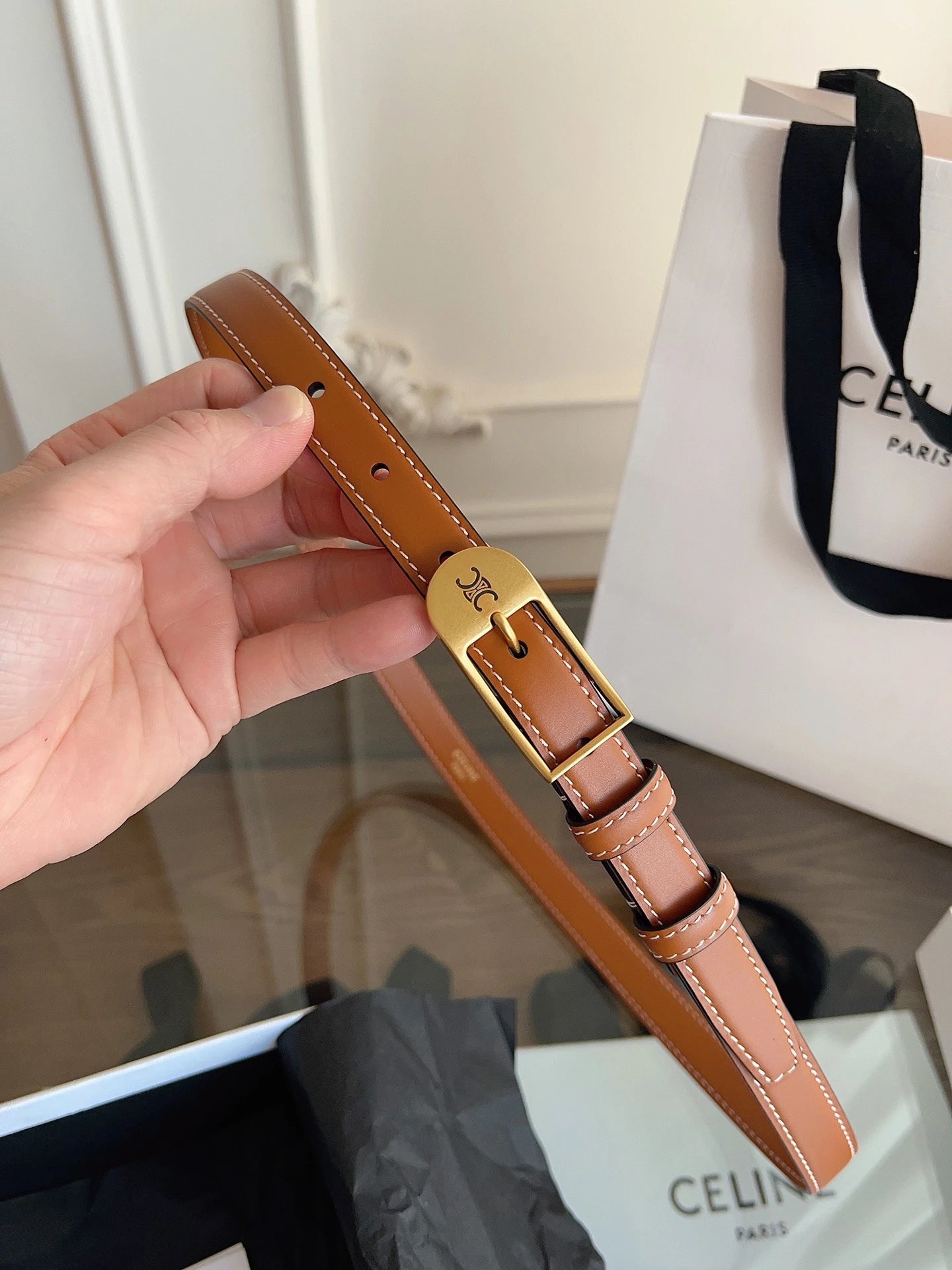 Celine Leather Belt Ver.D — photo 5