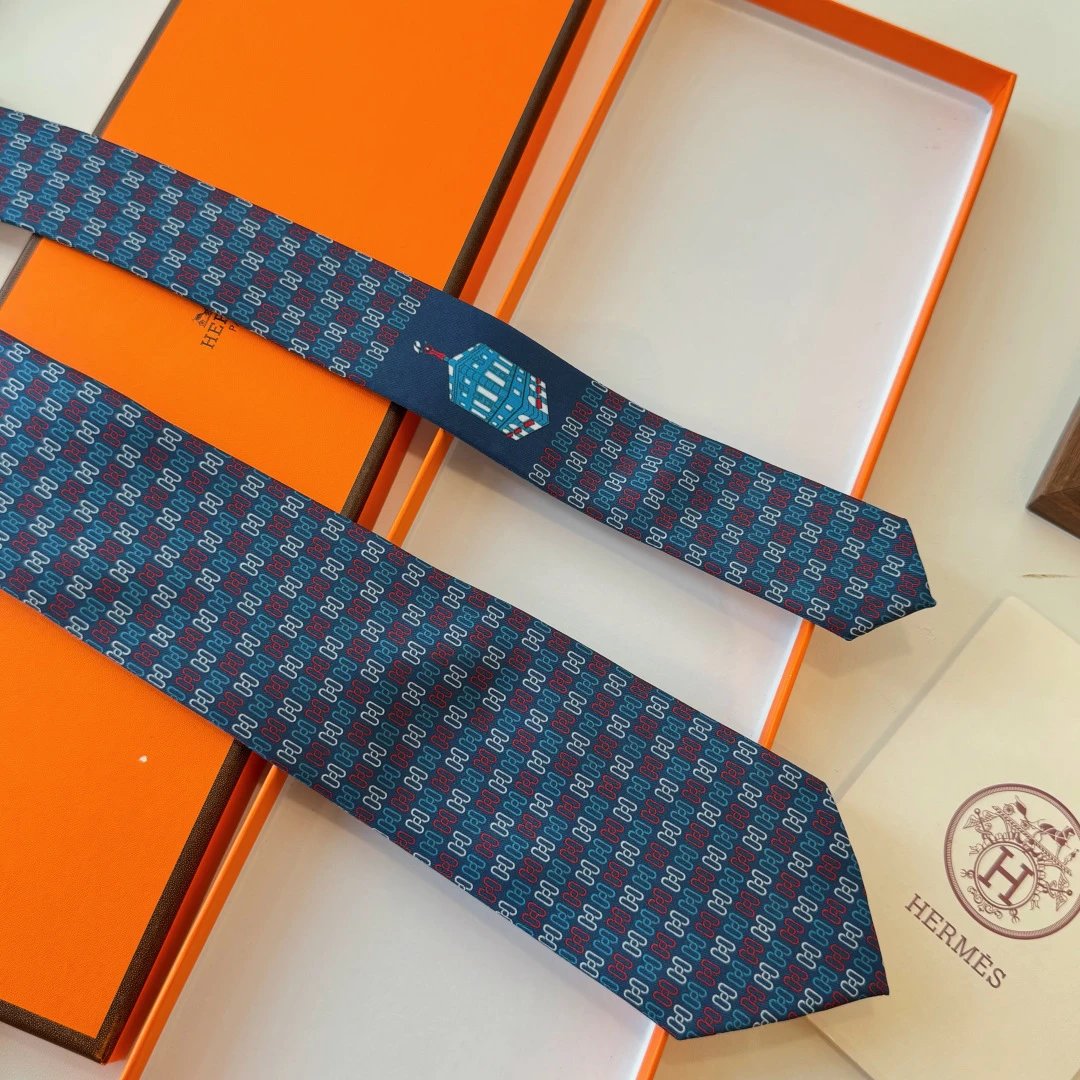 Hermes Silk Tie Ver.C — Photo 4
