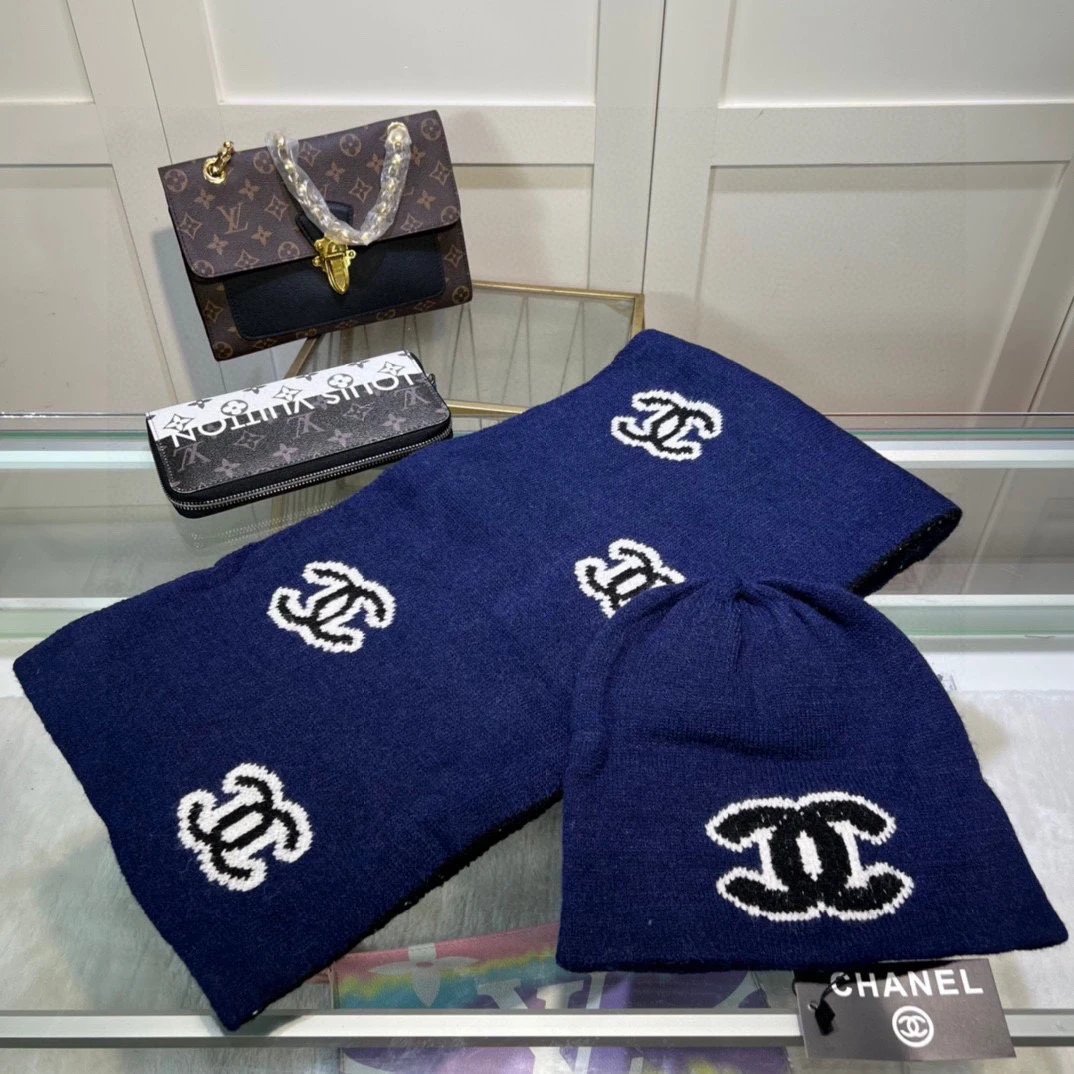 Chanel Scarf & Hat Set Ver.H — QC