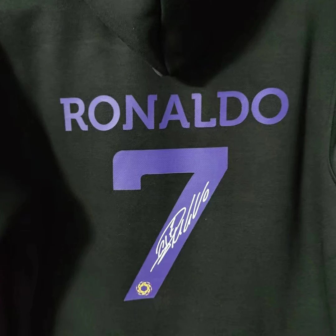 RONALDO 7 Al Nassr Sweater Hoodie 2022 23 Black — photo 4