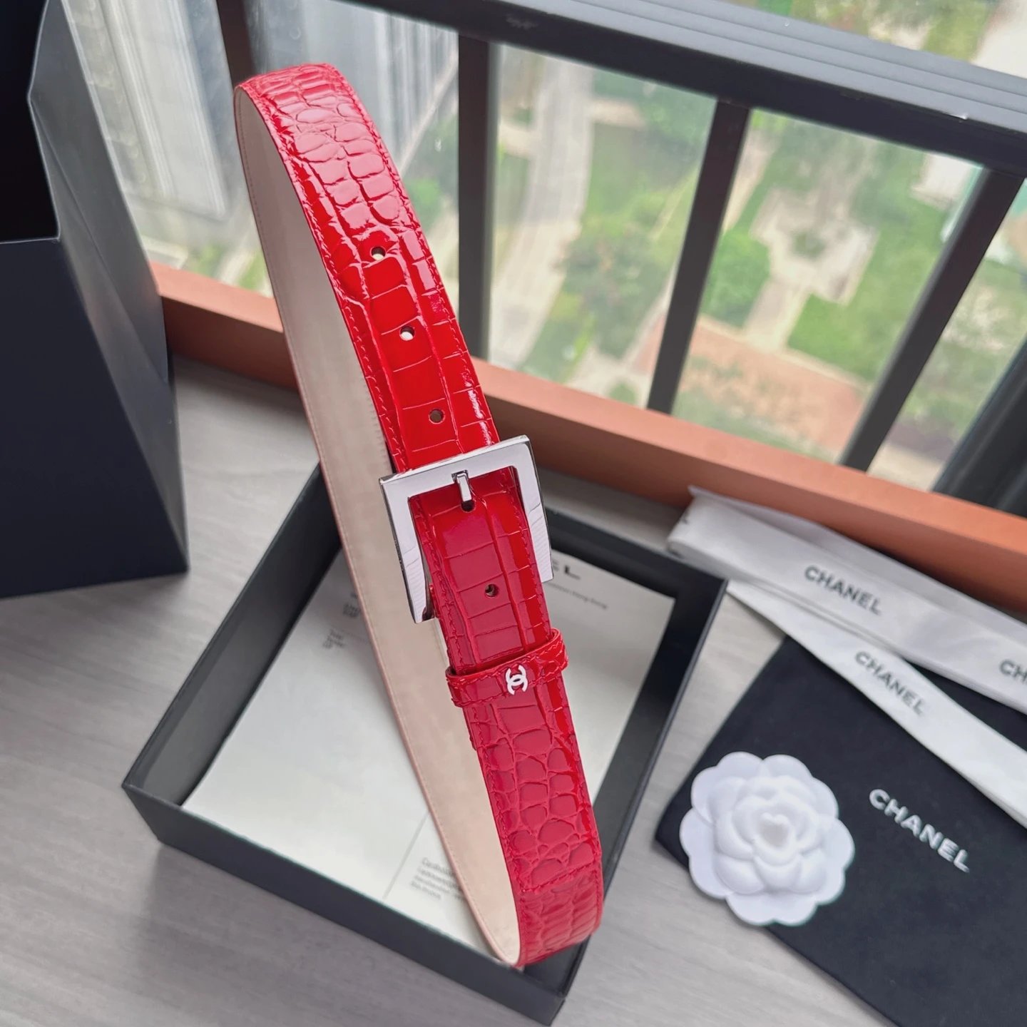 Chanel Leather Reversible Belt Ver.G — photo 5