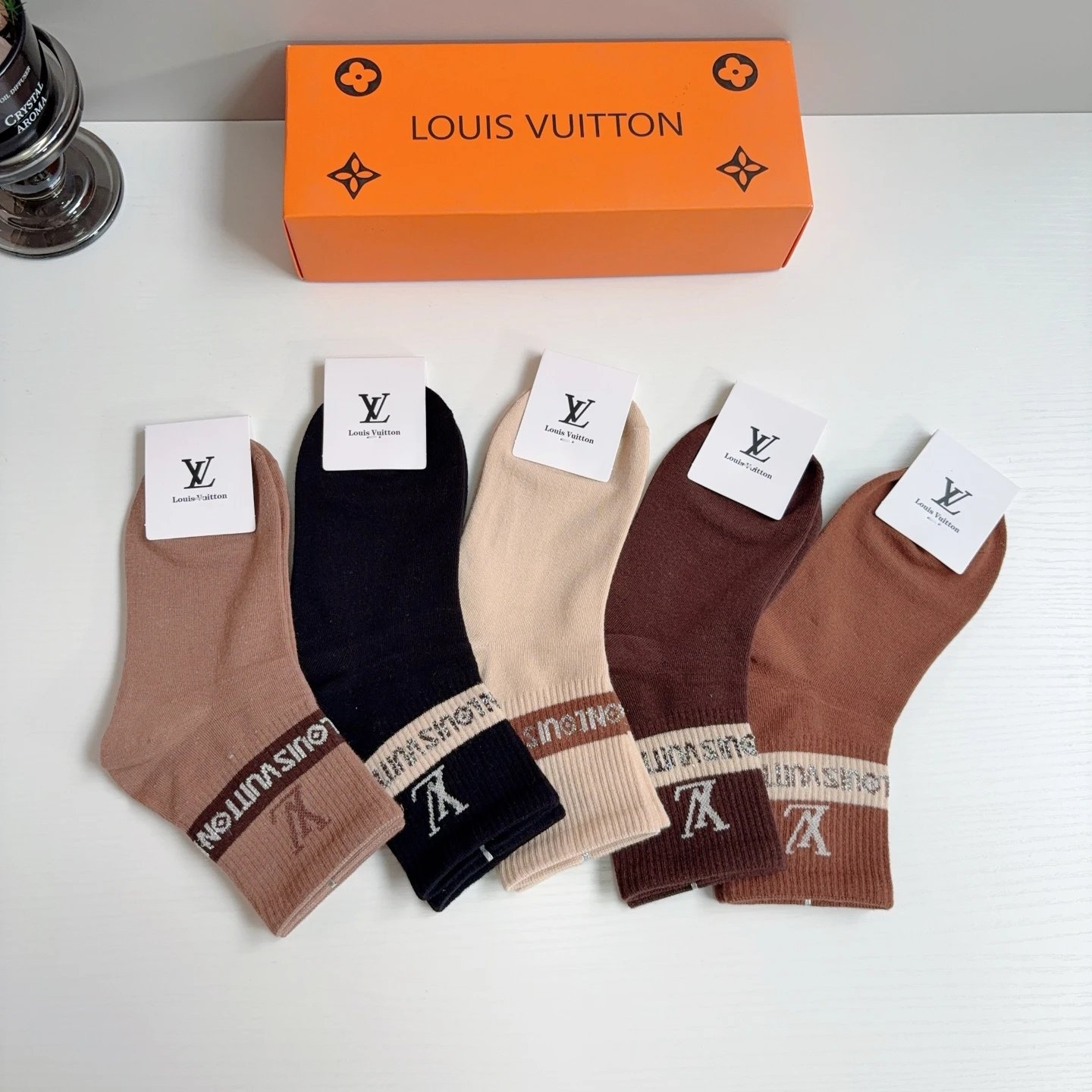 Louis Vuitton Crew Cotton Socks Ver.B — photo 4