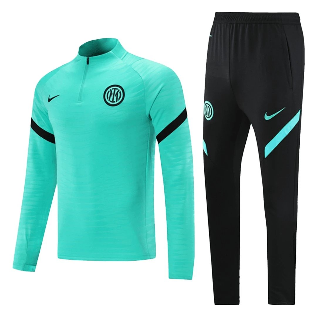Inter Milan 1 4 Zip Tracksuit 2022 23 Green — photo 2