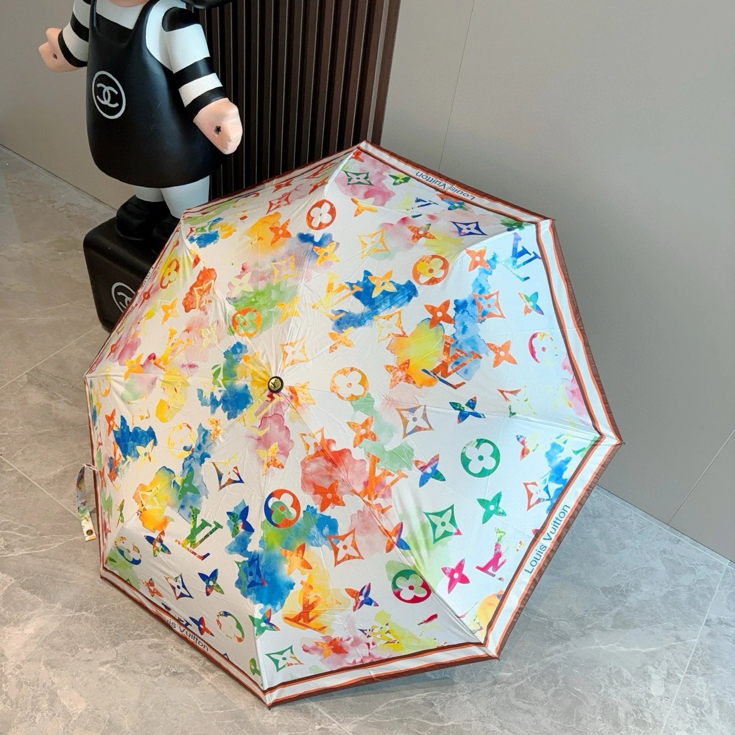 Louis Vuitton UV Protection Folding Umbrella Ver.F — QC