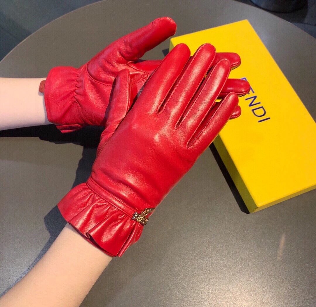 Fendi Lambskin Touchscreen Gloves Ver.G — Photo 2