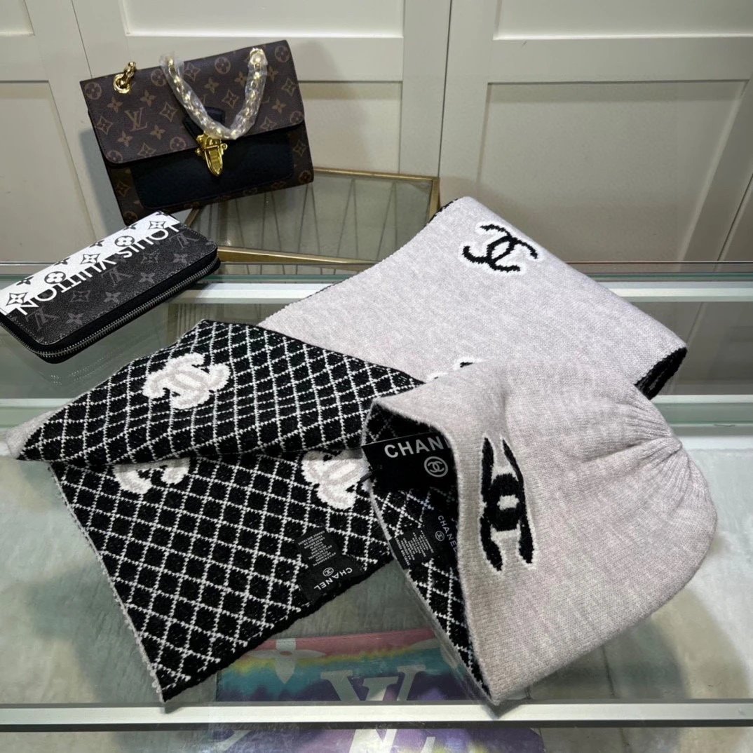 Chanel Scarf & Hat Set Ver.H — QC