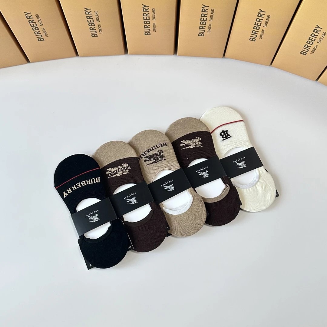 Burberry No-Show Socks Ver.A — Photo 8