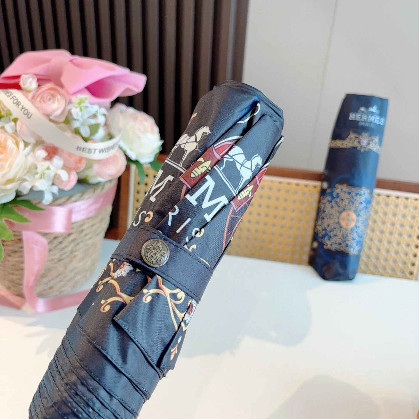 Hermes UV Protection Folding Umbrella Ver.K — Photo 4
