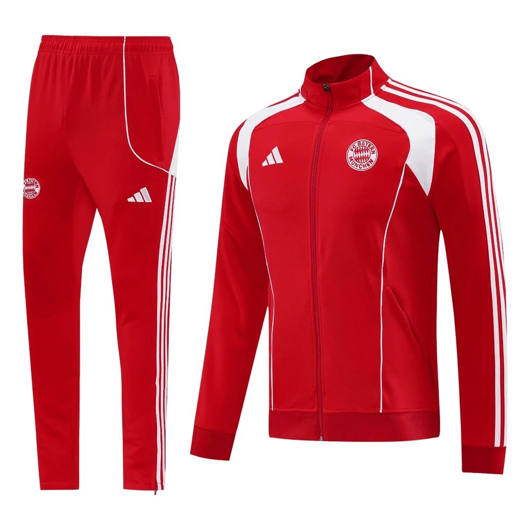 Bayern Munich Jacket Tracksuit 2025 26 Red — photo 2