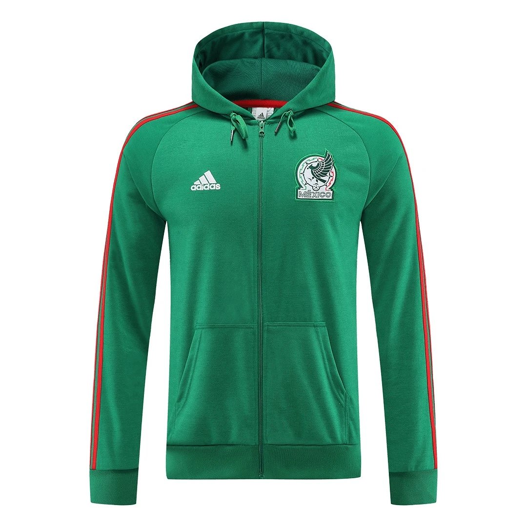 Mexico 2022 Hoodie Tracksuit 23 Green — Photo 4