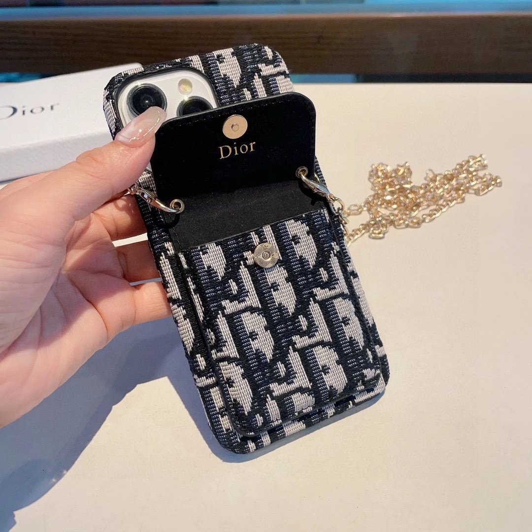 Dior Crossbody Strap Phone Case Ver.A — QC