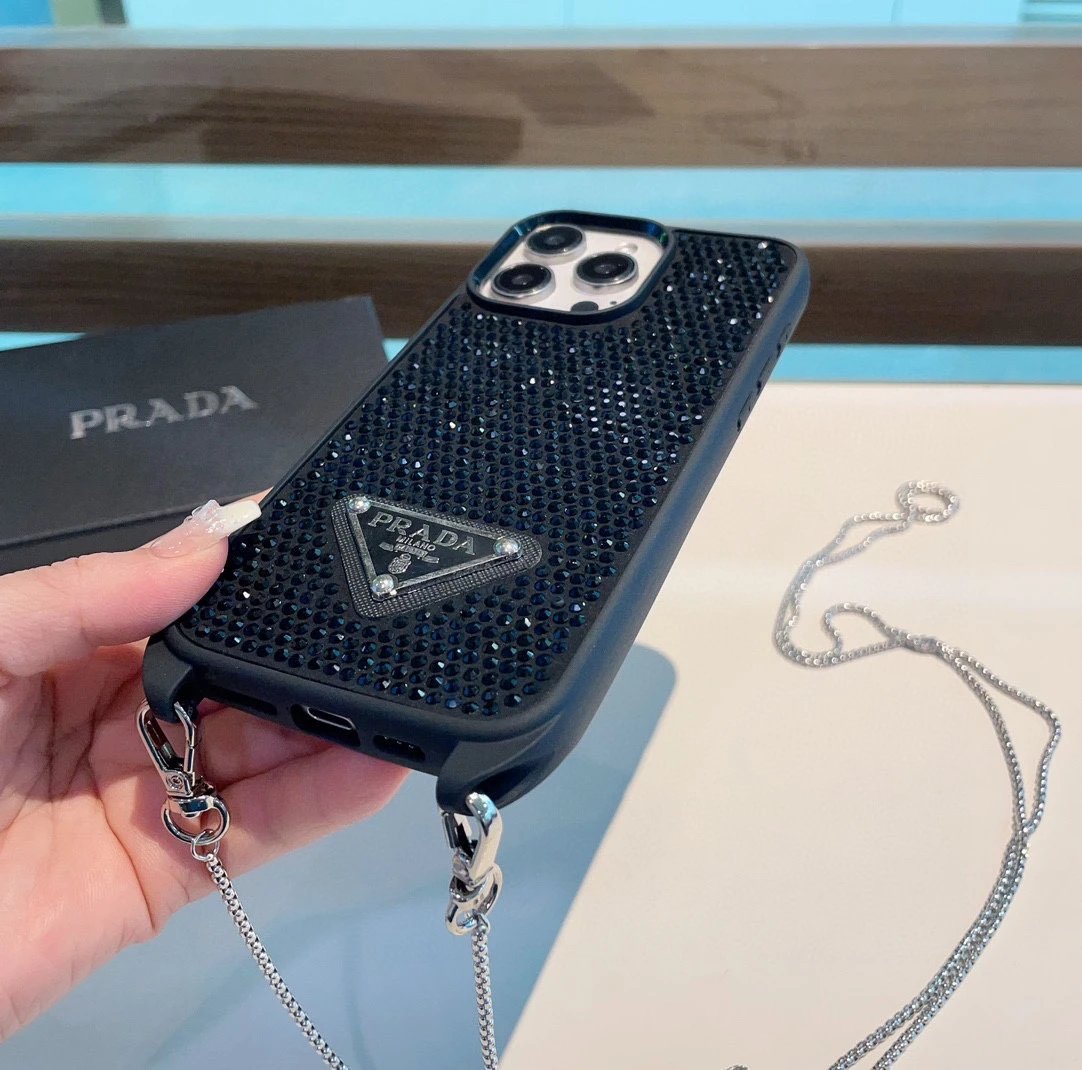 Prada Crossbody Strap Phone Case Ver.A — QC