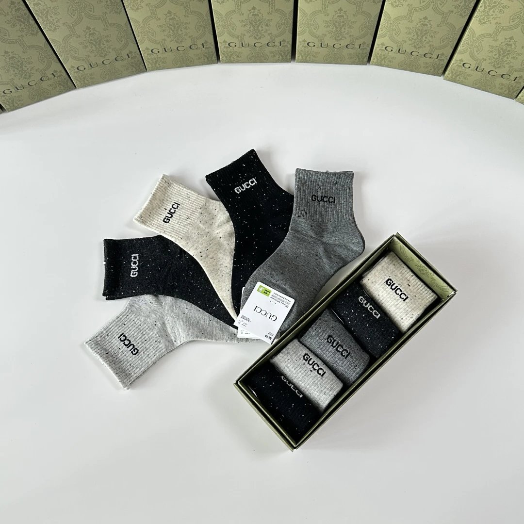 Gucci Crew Socks 5-Pair Box — photo 8